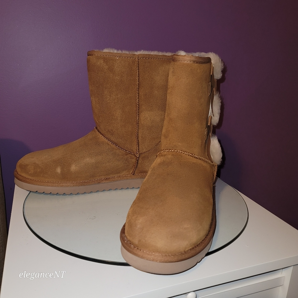 Koolaburra By UGG Tan Furrt Boots Sz: 10 - Picture 3 of 9